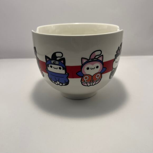 Nyaruto Naruto 2002 Cat Ramen Noodle Soup Bowl *No Chopsticks* - Picture 4 of 8